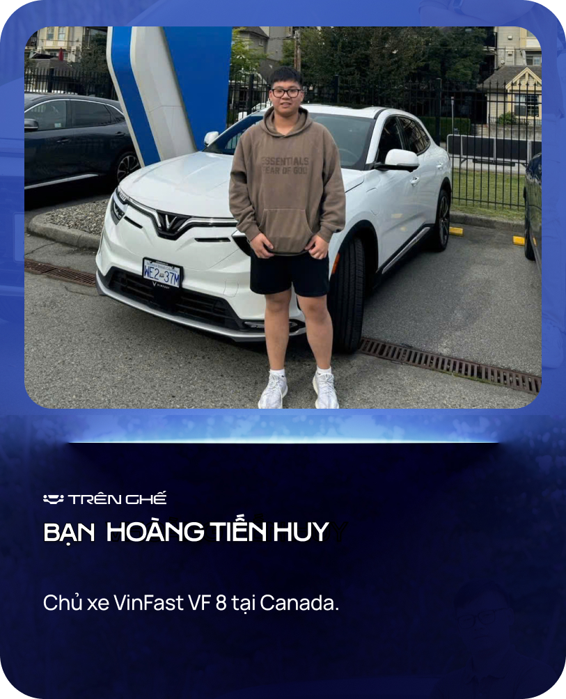 Sở hữu VinFast VF 8 tại Canada, nam Gen Z chia sẻ: ‘Tăng tốc tốt như xe xăng máy V6, nhiều người trầm trồ không tin Việt Nam cũng có thể sản xuất ô tô’ - Ảnh 1