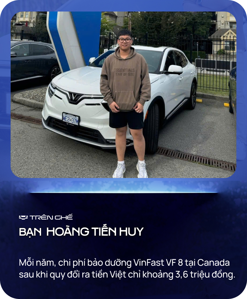 Sở hữu VinFast VF 8 tại Canada, nam Gen Z chia sẻ: ‘Tăng tốc tốt như xe xăng máy V6, nhiều người trầm trồ không tin Việt Nam cũng có thể sản xuất ô tô’ - Ảnh 7