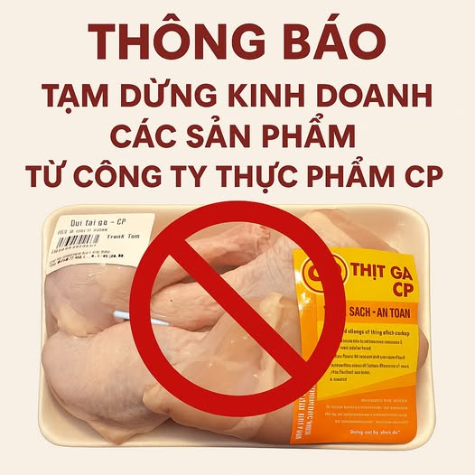Một cửa hàng thực phẩm tuyên bố ngừng bán các sản phẩm của C.P - Ảnh 1