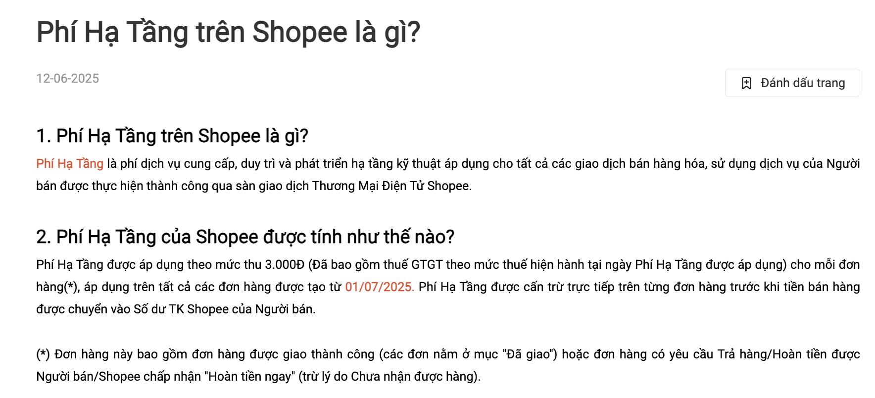 Nóng: Từ 1/7, Shopee thu phí hạ tầng 3.000 đồng/đơn hàng - Ảnh 2