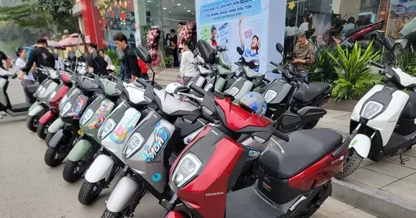Thị trường xe máy Việt Nam tiếp đà tăng trưởng nhờ xe điện
