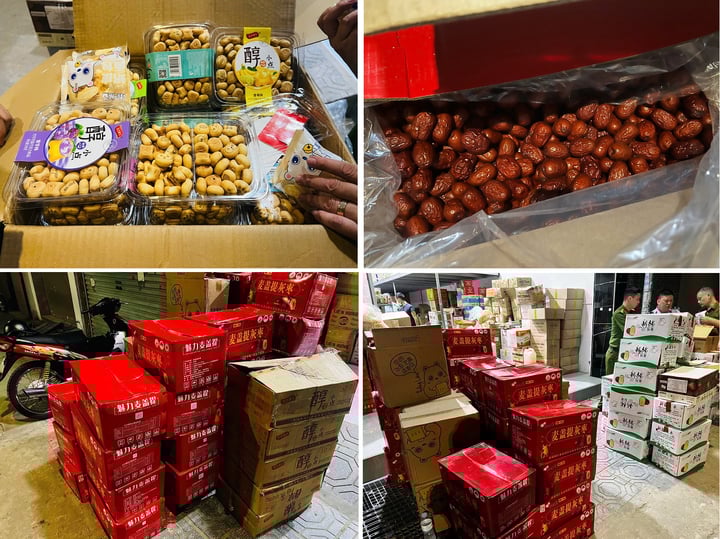 Công an Hà Nội phát hiện số lượng lớn bánh kẹo không rõ nguồn gốc ở La Phù - Ảnh 2