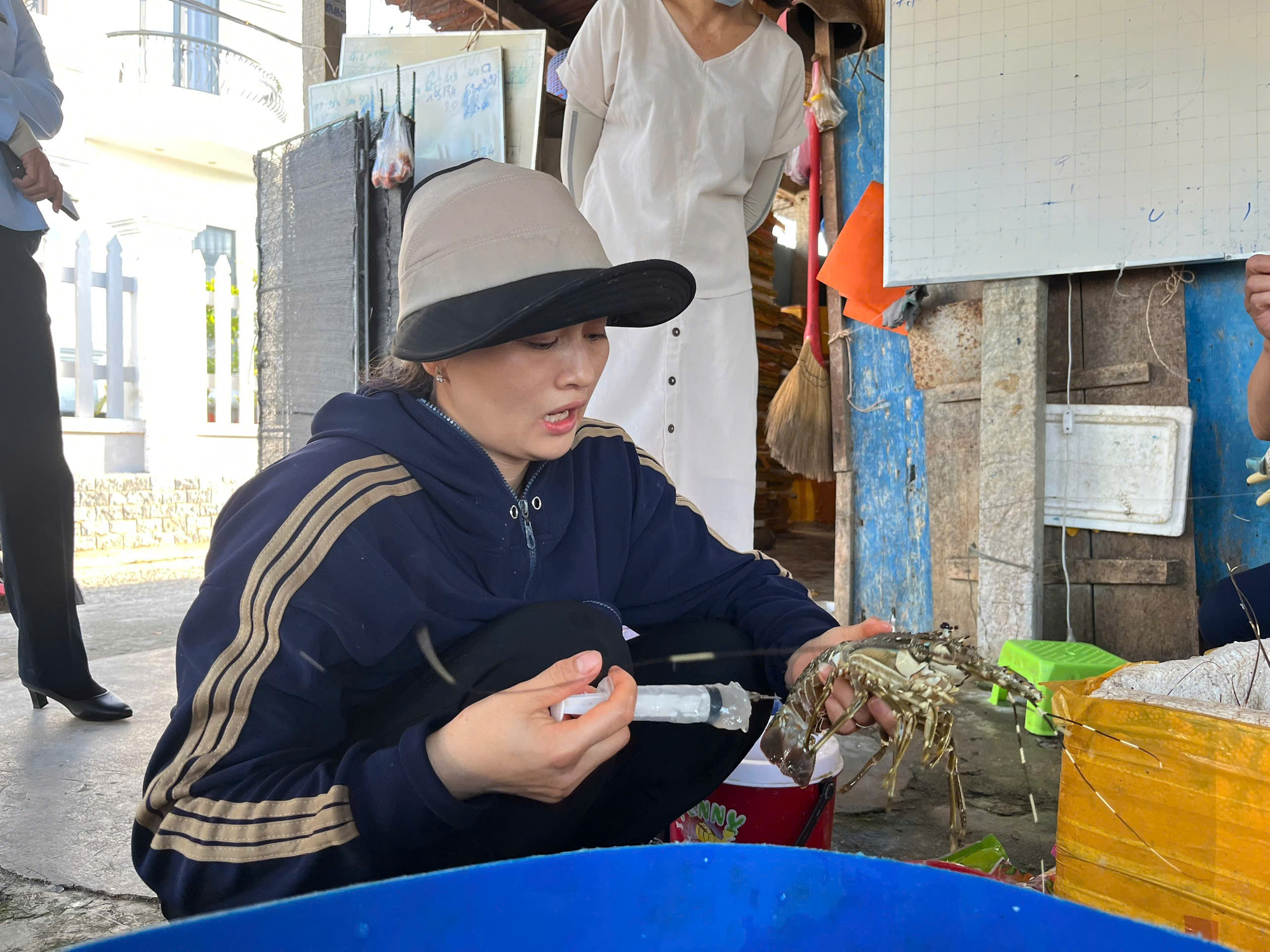 "Hô biến" tôm hùm chết thành tôm tươi lừa người tiêu dùng - Ảnh 1