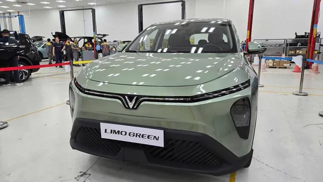 Ảnh thực tế mẫu MPV VinFast Limo Green vừa lộ diện - Ảnh 2