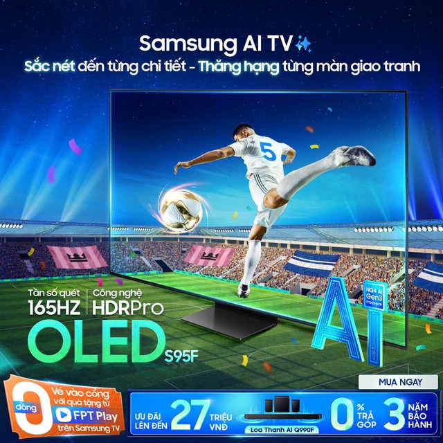 Lý do Samsung OLED S95F là chiếc TV OLED đáng mua trong mùa FIFA Club World Cup - Ảnh 2