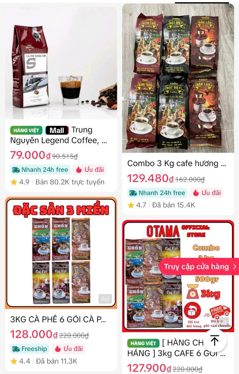 Cà phê thật - giả lẫn lộn - Ảnh 2