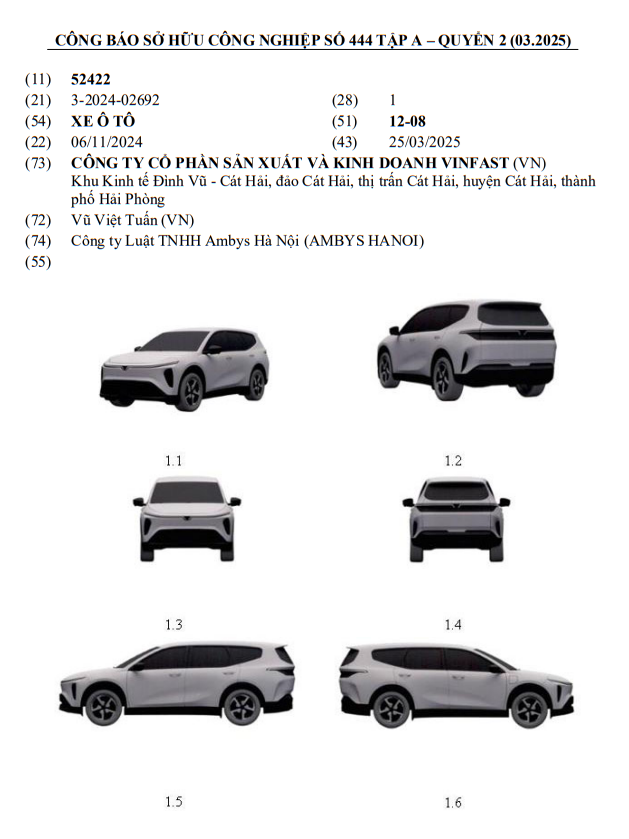 Limousine của VinFast chưa ra mắt được đăng ký bản quyền ở nước hàng xóm: Người Việt nào thiết kế? - Ảnh 4