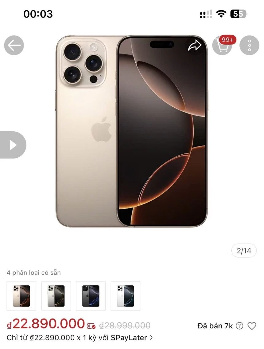 Một mẫu iPhone đang giảm kỷ lục tại Việt Nam - Ảnh 1