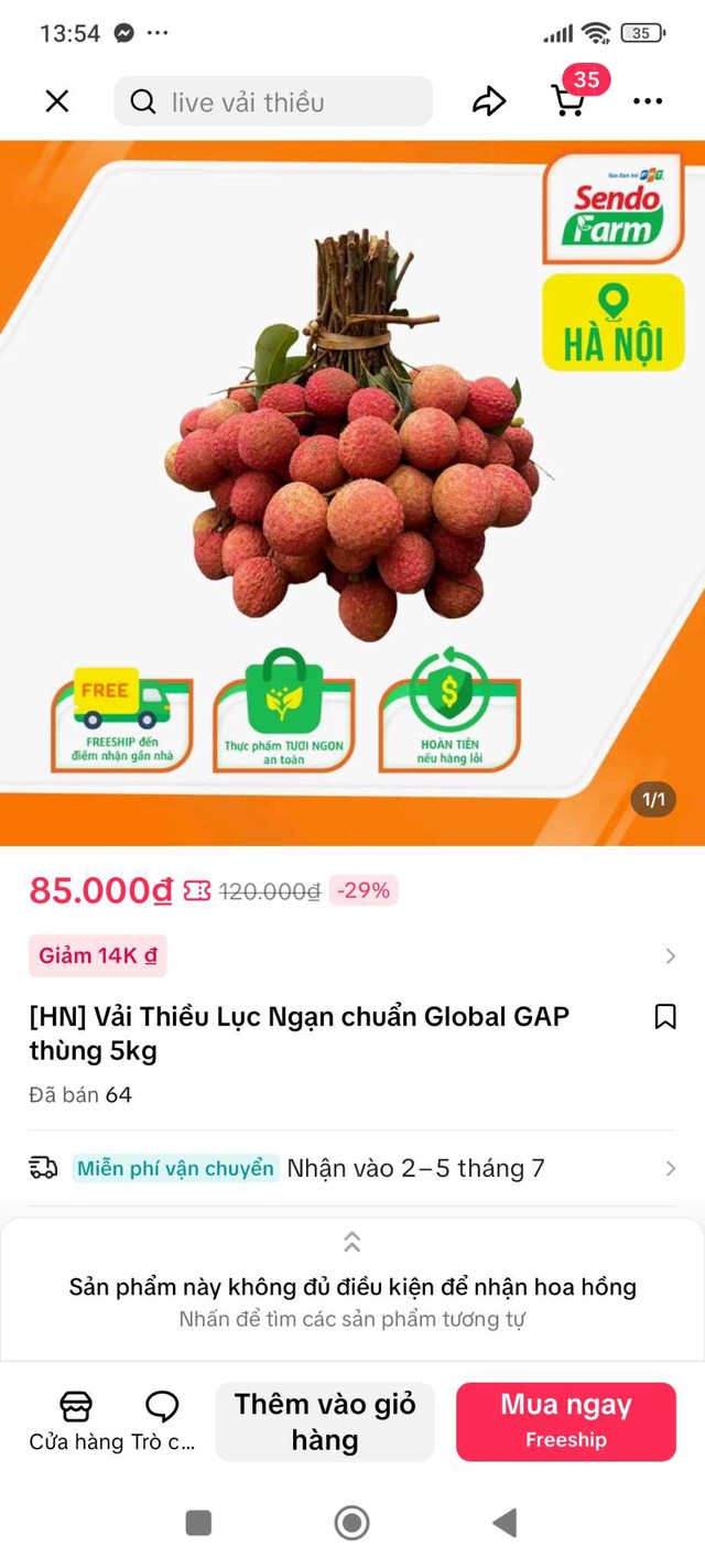 54 tấn vải Lục Ngạn bán hết veo sau phiên live 6 tiếng, PCT Bắc Giang nêu rõ 3 từ "đạt chuẩn sang Mỹ" - Ảnh 10