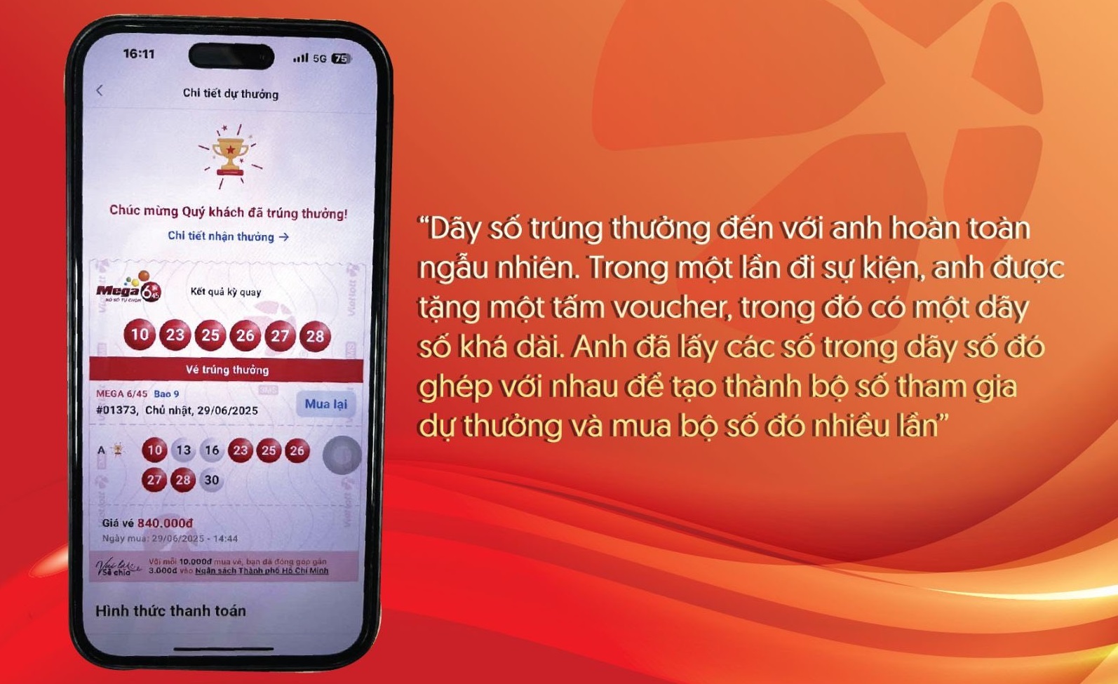 Ngỡ ngàng kỷ lục độc đắc 127 tỷ đồng Vietlott: Khách luận số từ 1 tờ voucher, đánh đi đánh lại nhiều lần - Ảnh 1