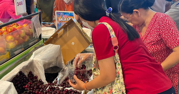 Giá cherry Mỹ bán tại TP HCM giảm chưa từng thấy