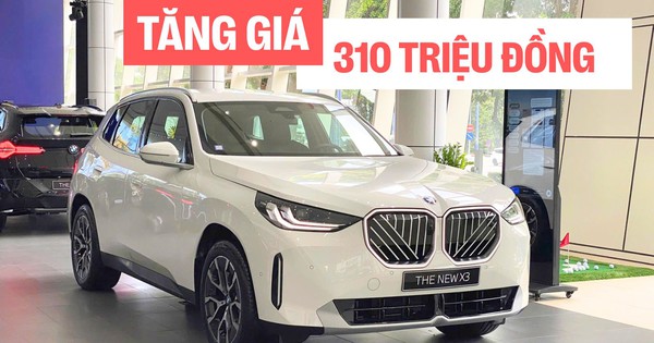 BMW X3 tăng giá hơn 300 triệu đồng nhưng vẫn rẻ hơn GLC 300, thêm cảnh báo điểm mù