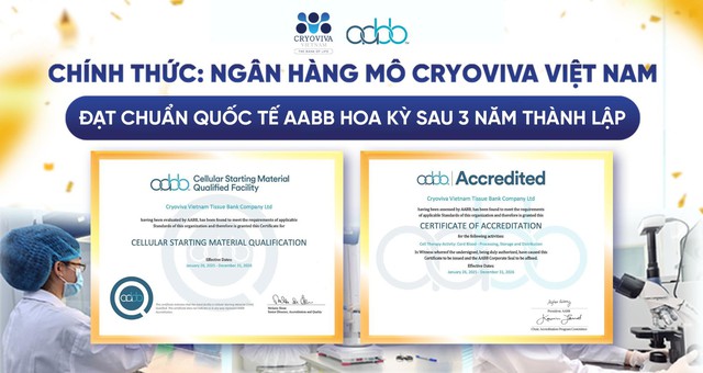 Cryoviva Vietnam đạt chứng nhận AABB, tiêu chuẩn lưu trữ toàn cầu - Ảnh 2