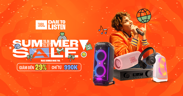 JBL Summer Sale – Rực cháy mùa hè cùng âm nhạc đỉnh cao, ưu đãi cực sốc