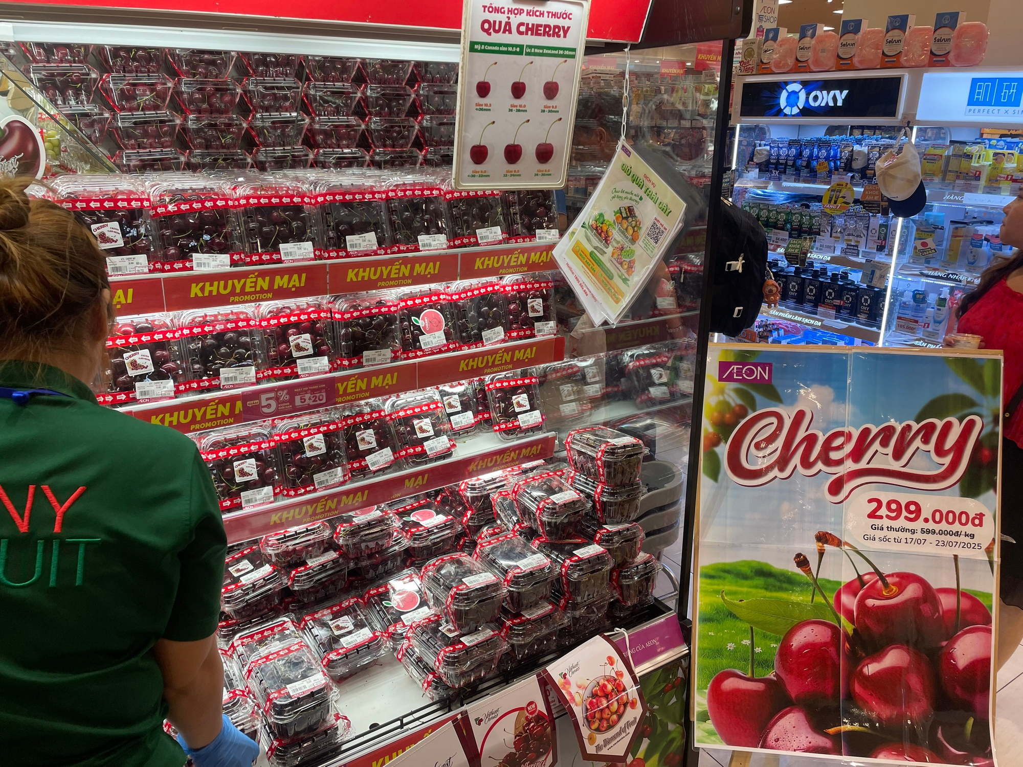 Giá cherry Mỹ bán tại TP HCM giảm chưa từng thấy - Ảnh 4