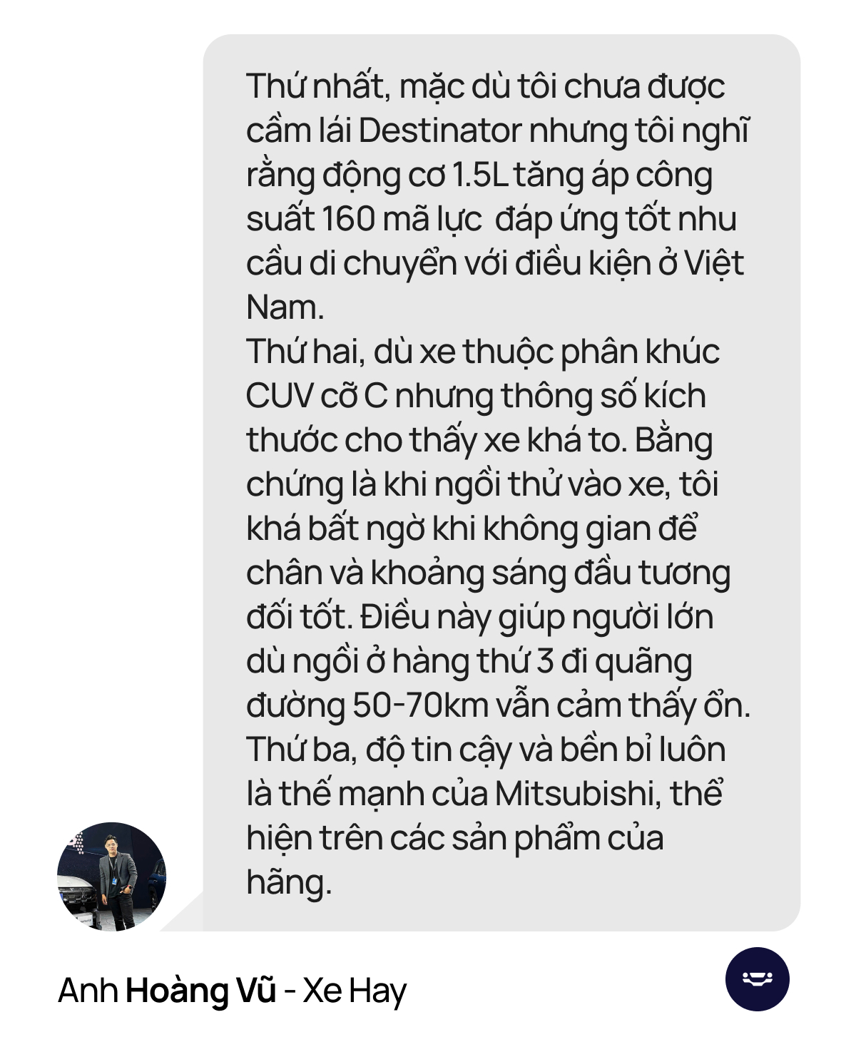 Thích, chưa thích gì trên Mitsubishi Destinator, đây là 10 câu trả lời kèm giá kỳ vọng của các KOL Việt đầu tiên được trải nghiệm trực tiếp từ Indonesia! - Ảnh 12