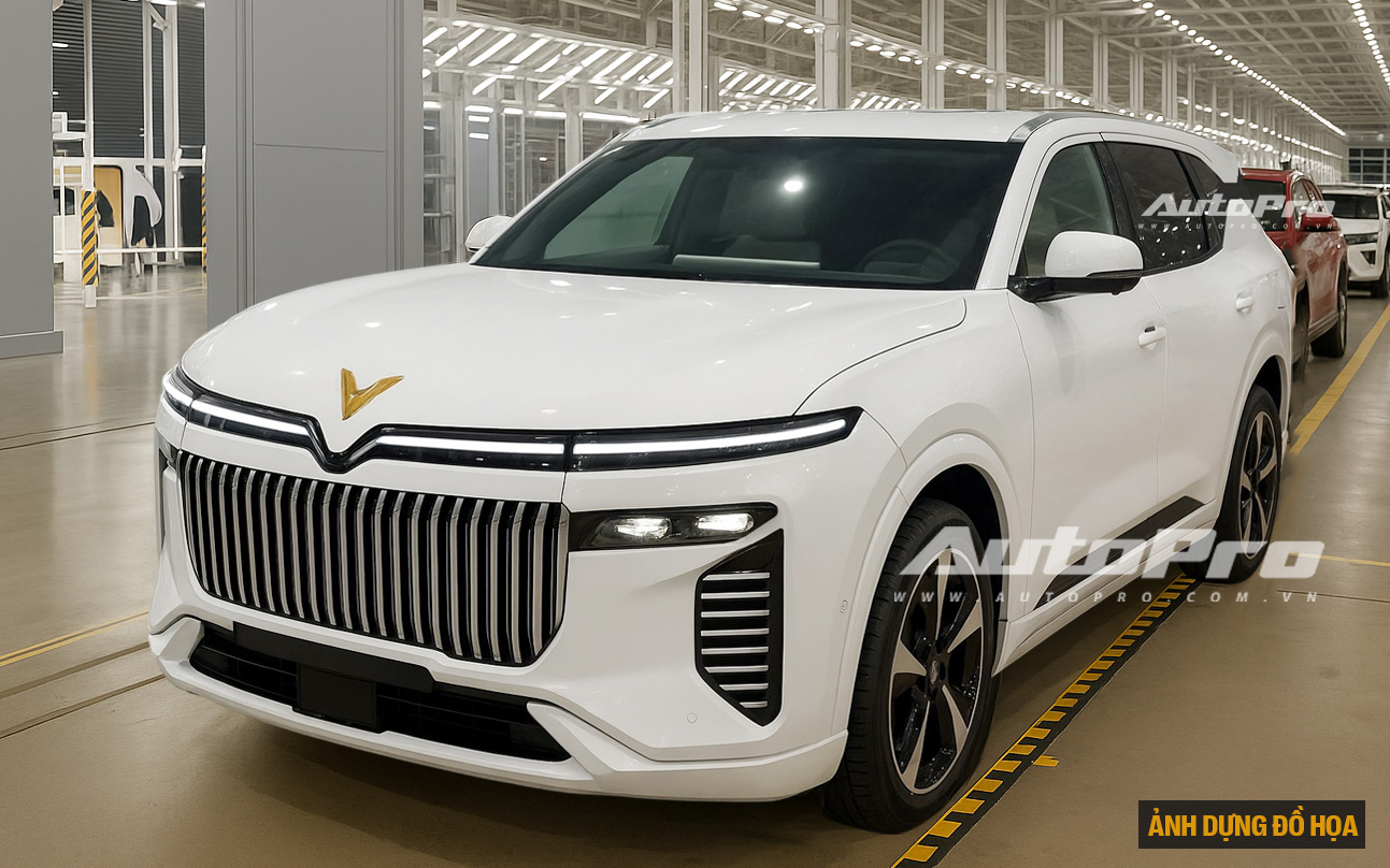 SUV VinFast mới giống VF 9 có bản thiết kế rõ nét mọi góc cạnh: Mặt khác hoàn toàn 'xe gốc', người Việt tham gia 'tạo hình' - Ảnh 3