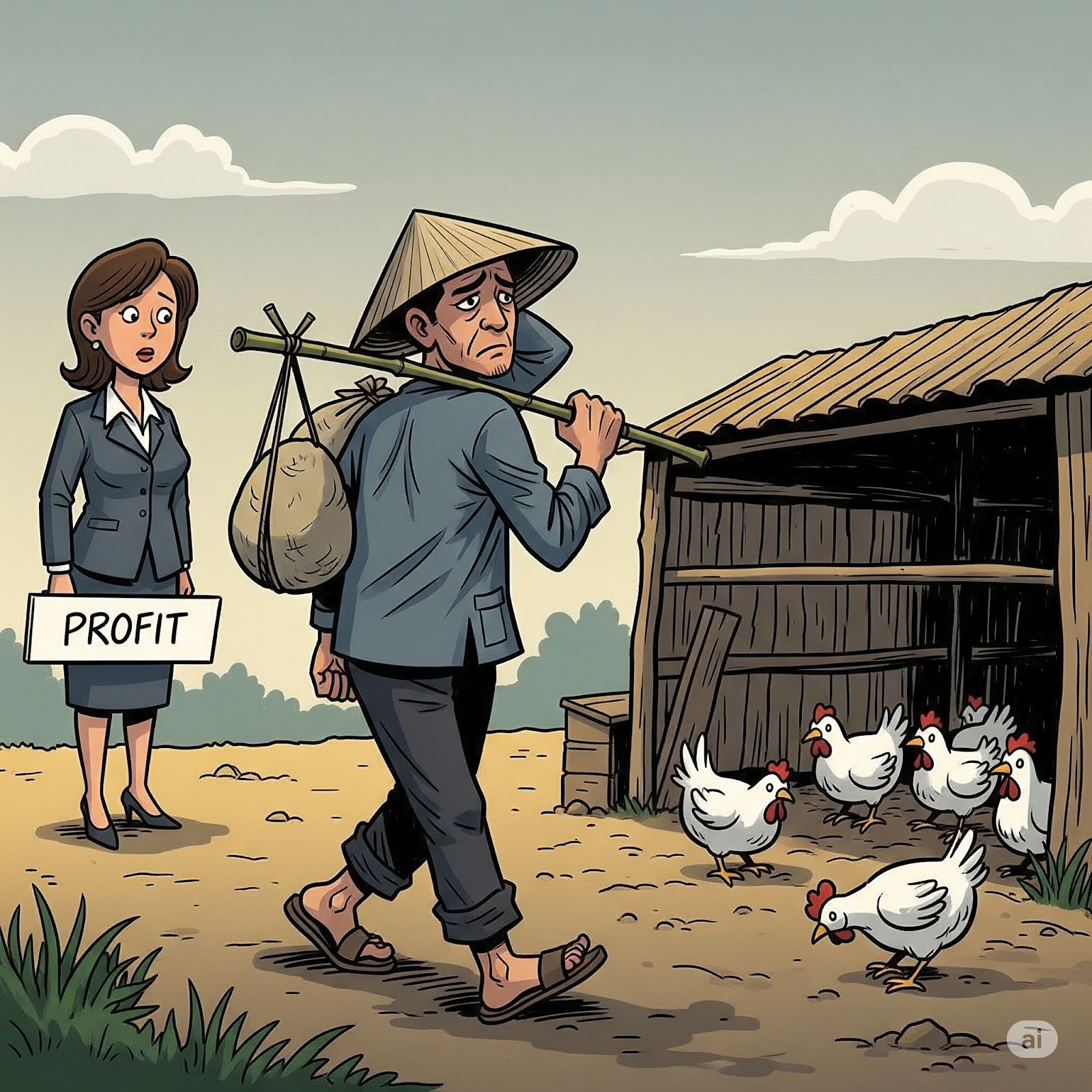 [Chuyện gì đang xảy ra] Quả trứng gà ‘đỏng đảnh’ và ‘chàng nông dân’ gan lì Hoà Phát - Ảnh 3