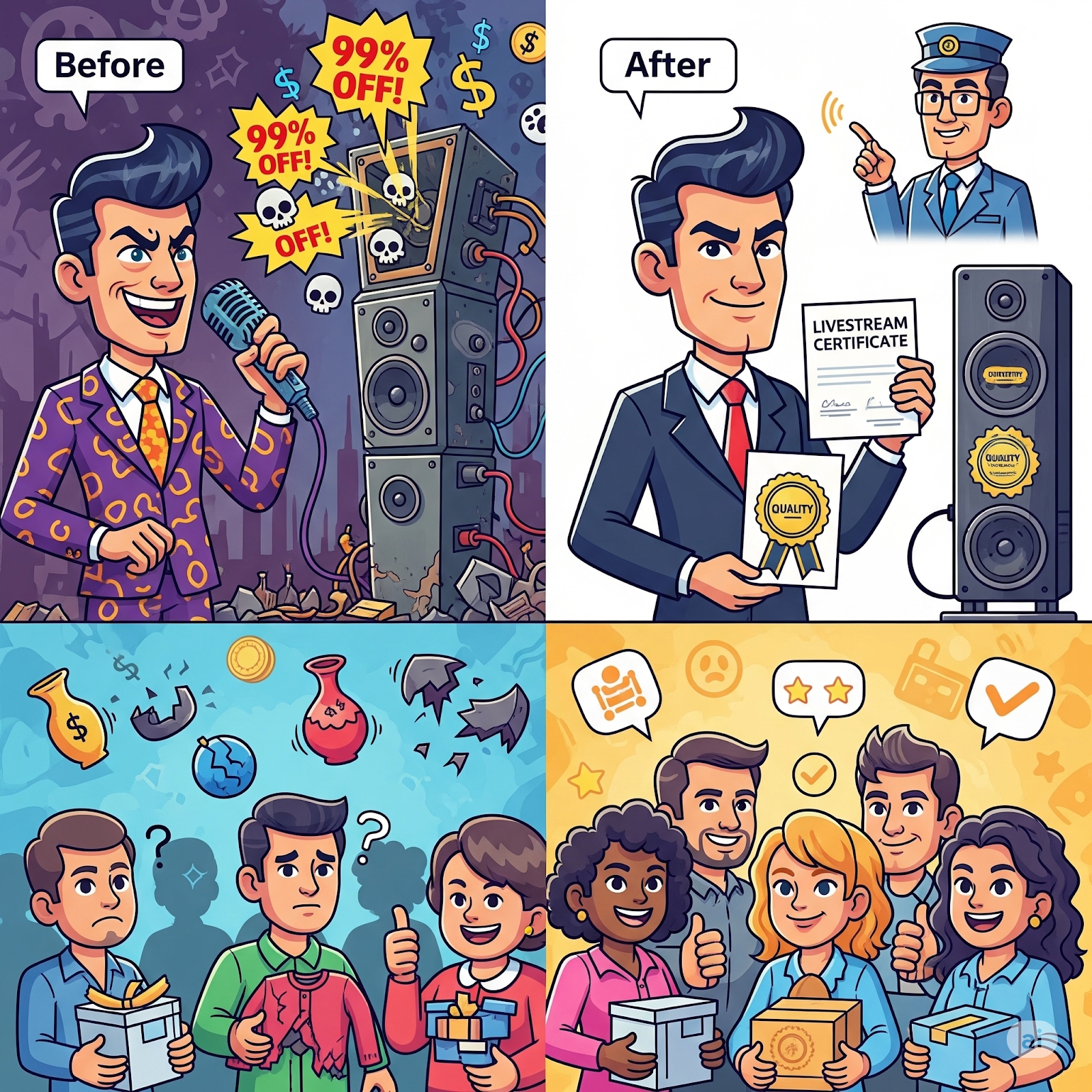 [Chuyện gì đang xảy ra] "Tổ trưởng dân phố" ra tay: Chiến thần livestream quảng cáo lố bị "tuýt còi"! - Ảnh 4