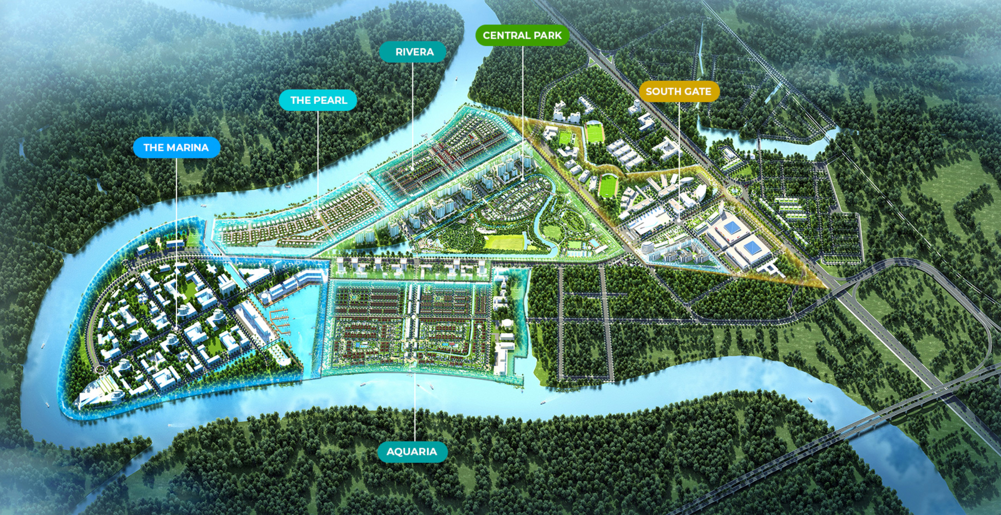 Toàn cảnh đại đô thị lớn nhất của Nam Long: 3 mặt giáp sông, tiện ích đầy đủ nhưng vắng người ở - Ảnh 1