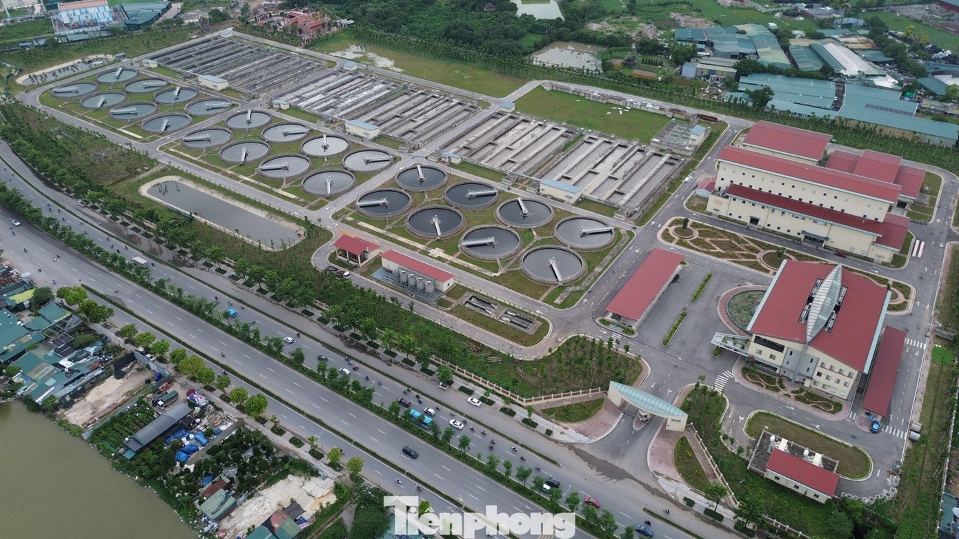 Những công nghệ thi công hiện đại được áp dụng tại nhà máy xử lý nước thải lớn nhất miền Bắc mới khánh thành - Ảnh 1