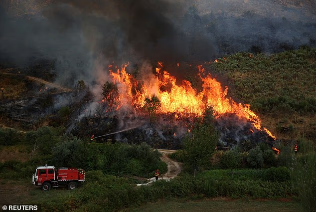 Châu Âu đang đỏ lửa như địa ngục: Người tử vong vì say nắng, nhiệt độ cao kỷ lục, cháy rừng khắp nơi và hàng ngàn người phải sơ tán - Ảnh 8