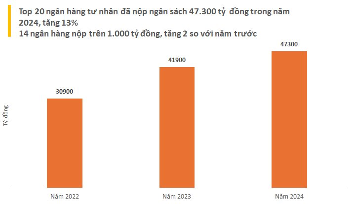 Công bố 20 Ngân hàng tư nhân nộp ngân sách lớn nhất Việt Nam - Ảnh 4