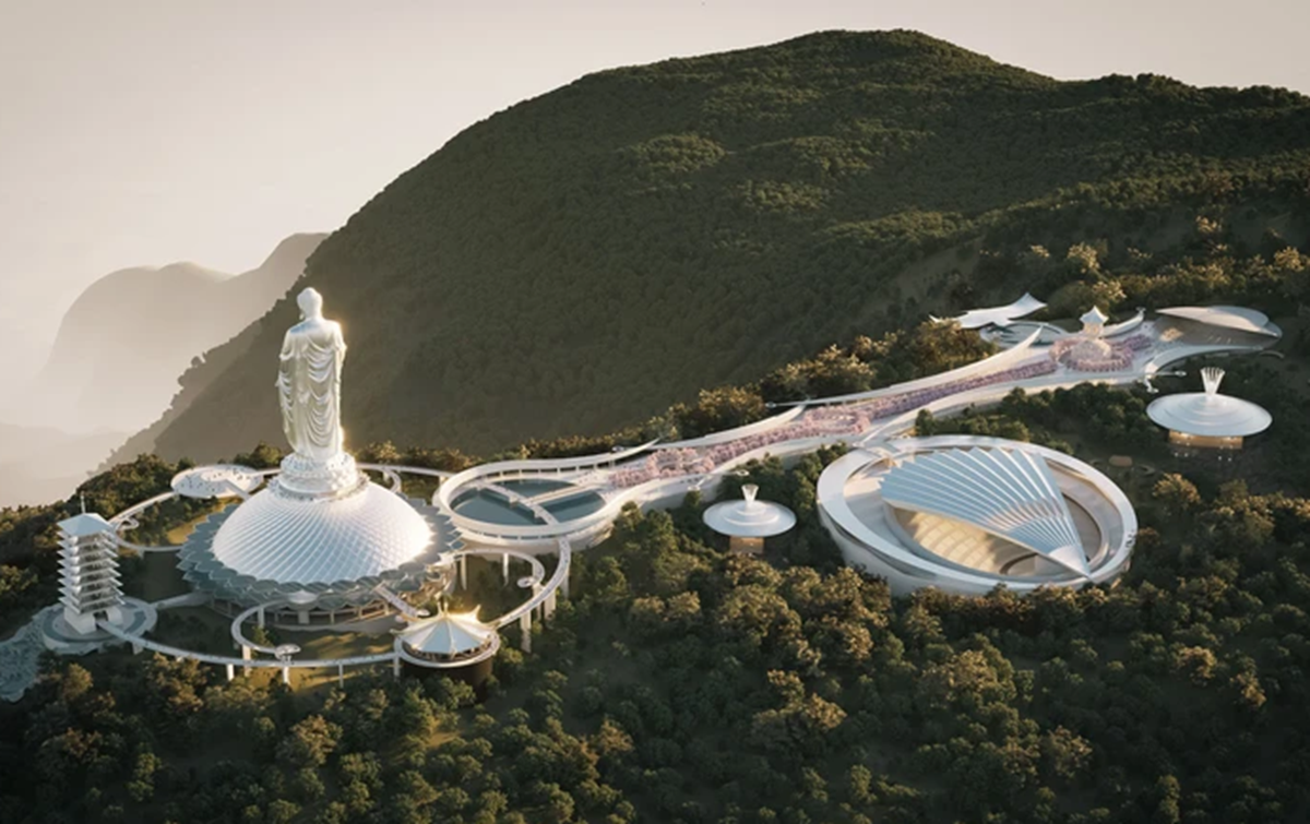Chuyển đổi 44 ha rừng để thực hiện dự án tâm linh 35.000 tỉ đồng, có tượng Phật cao nhất thế giới - Ảnh 2