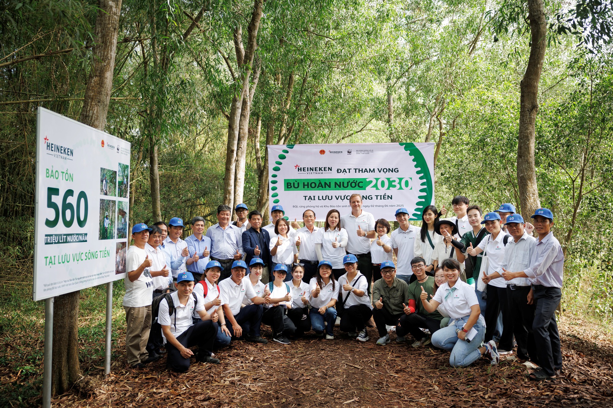 HEINEKEN Việt Nam đạt tham vọng bù hoàn nước, góp phần bảo vệ tài nguyên quốc gia - Ảnh 1