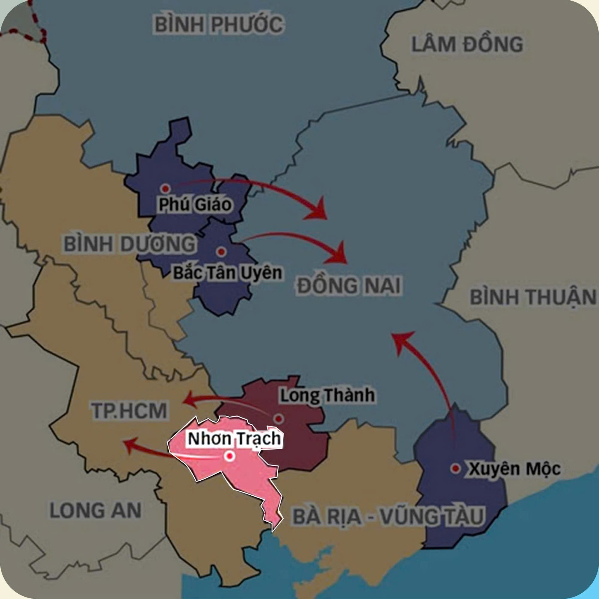 Từ vùng đất hoang sơ, thị trường Nhơn Trạch (Đồng Nai) hiện nay ra sao? - Ảnh 1