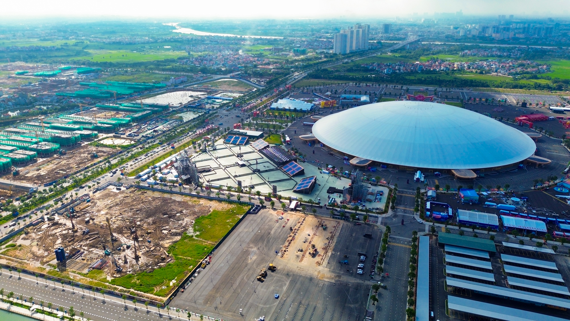 Toàn cảnh khu vực sắp làm đường nối cầu Tứ Liên với đường 71.000 tỷ, đại đô thị của Vinhomes sẽ nối thẳng với sân bay lớn nhất miền Bắc - Ảnh 3