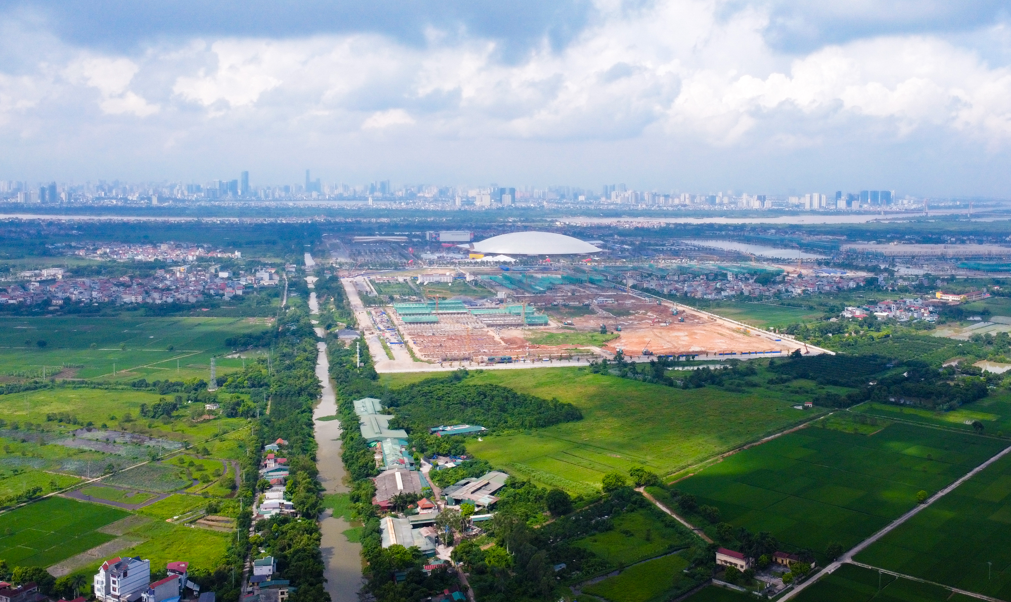 Toàn cảnh khu vực sắp làm đường nối cầu Tứ Liên với đường 71.000 tỷ, đại đô thị của Vinhomes sẽ nối thẳng với sân bay lớn nhất miền Bắc - Ảnh 5