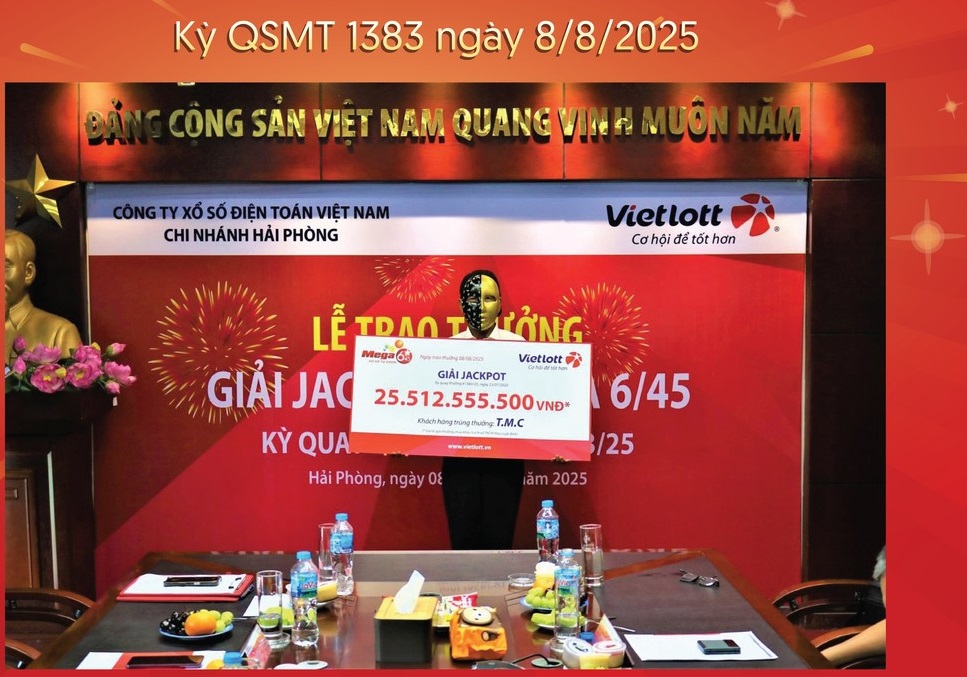 6 con số đổi đời người đàn ông trúng Vietlott Jackpot Mega 6/45 "khủng" ở Hà Nội - Ảnh 1