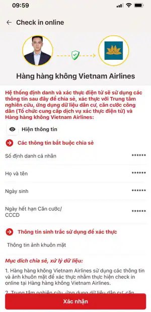 Hành khách bay Vietnam Airlines phải biết: Cách check in online cực nhanh trên ứng dụng VNeID - Ảnh 6