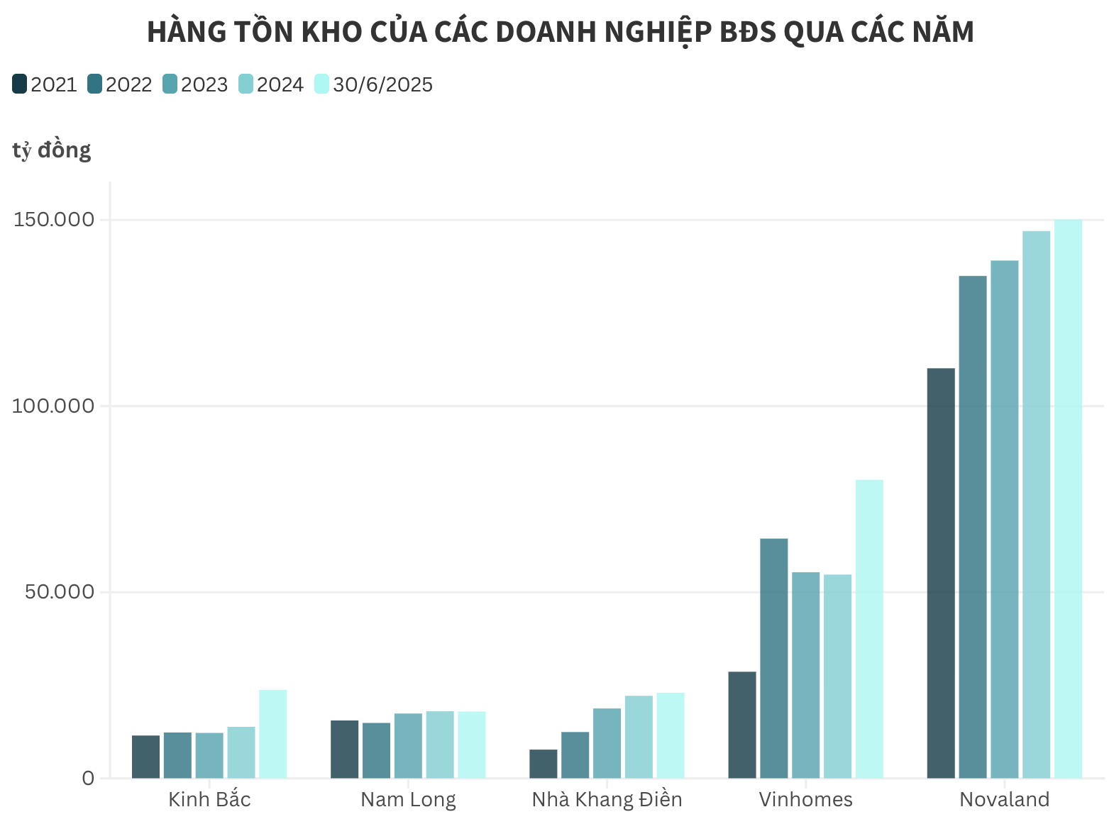 Novaland, Vinhomes, Nhà Khang Điền… và gánh nặng hàng tồn kho kỷ lục - Ảnh 1