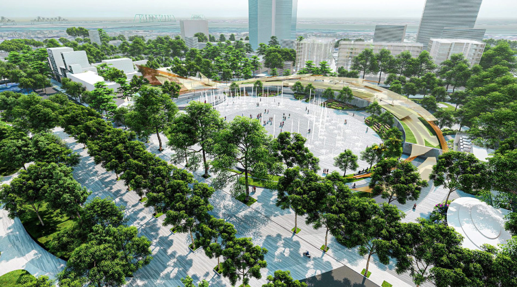 Hình ảnh phối cảnh quảng trường phía Đông hồ Hoàn Kiếm - Ảnh 1