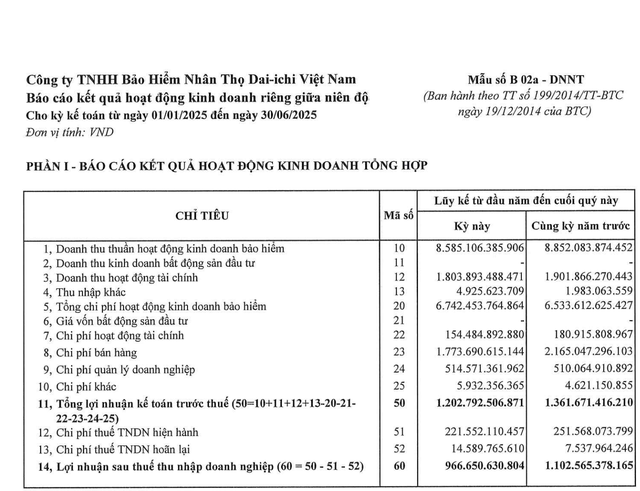 Một công ty bảo hiểm nhân thọ báo lãi hơn 1.200 tỷ, sở hữu số cổ phiếu có giá trị gần 3.700 tỷ - Ảnh 1