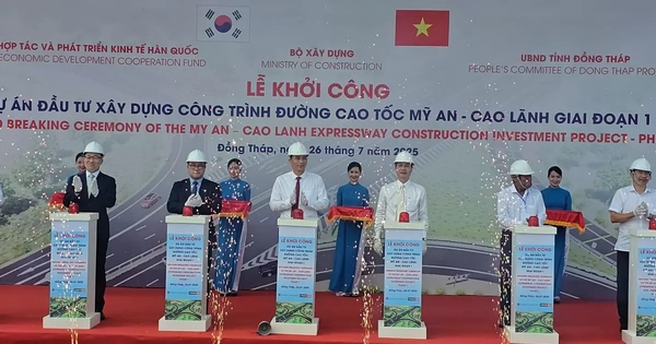Khởi công dự án cao tốc hơn 6.100 tỷ đồng qua Đồng Tháp