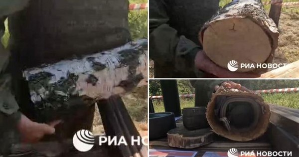 Nga phát hiện "tuyệt chiêu" của Ukraine: Nhét mìn trong khúc gỗ chờ xe tăng đến