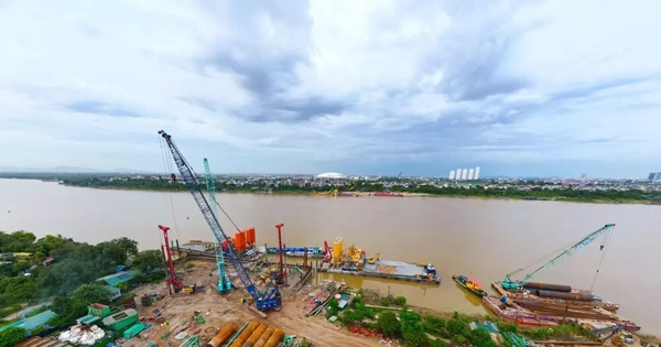Hiện trạng dự án cầu Tứ Liên gần 20.000 tỷ đồng sau hơn 2 tháng triển khai