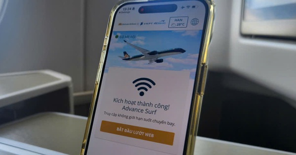 Vietnam Airlines bắt đầu kinh doanh Internet trên máy bay: 10 USD được vào web 1 giờ