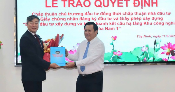 Người dân Tây Ninh đón tin vui: Có thêm khu công nghiệp 322 ha, mang ý nghĩa chiến lược trong việc phát triển công nghiệp tương lai của tỉnh