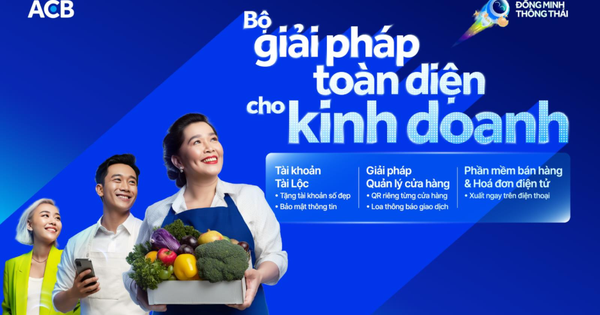 ACB: Giải pháp số hóa toàn diện cho hộ kinh doanh thích ứng giai đoạn mới