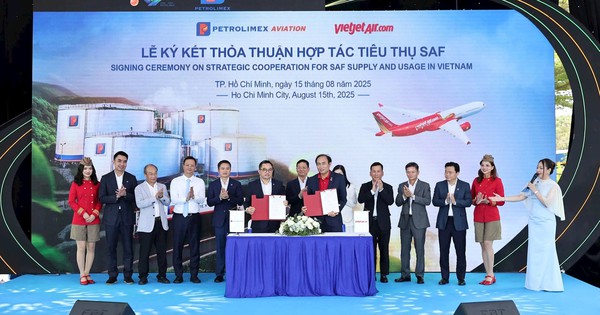 Hãng hàng không của tỷ phú Nguyễn Thị Phương Thảo sẽ sử dụng lô nhiên liệu hàng không bền vững đầu tiên tại Việt Nam, do Petrolimex pha trộn