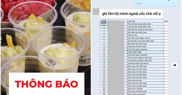 Đình chỉ công tác nhân viên "đặt 30 cốc chè bắt ghi tên từng người", nam shipper chấm dứt công việc gắn bó 2 năm