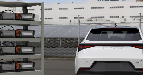 Toyota gom 'pin rác' để phát điện cho… nhà máy Mazda: Có ưu điểm cực lớn 'ăn đứt' hệ thống tương tự từ Tesla