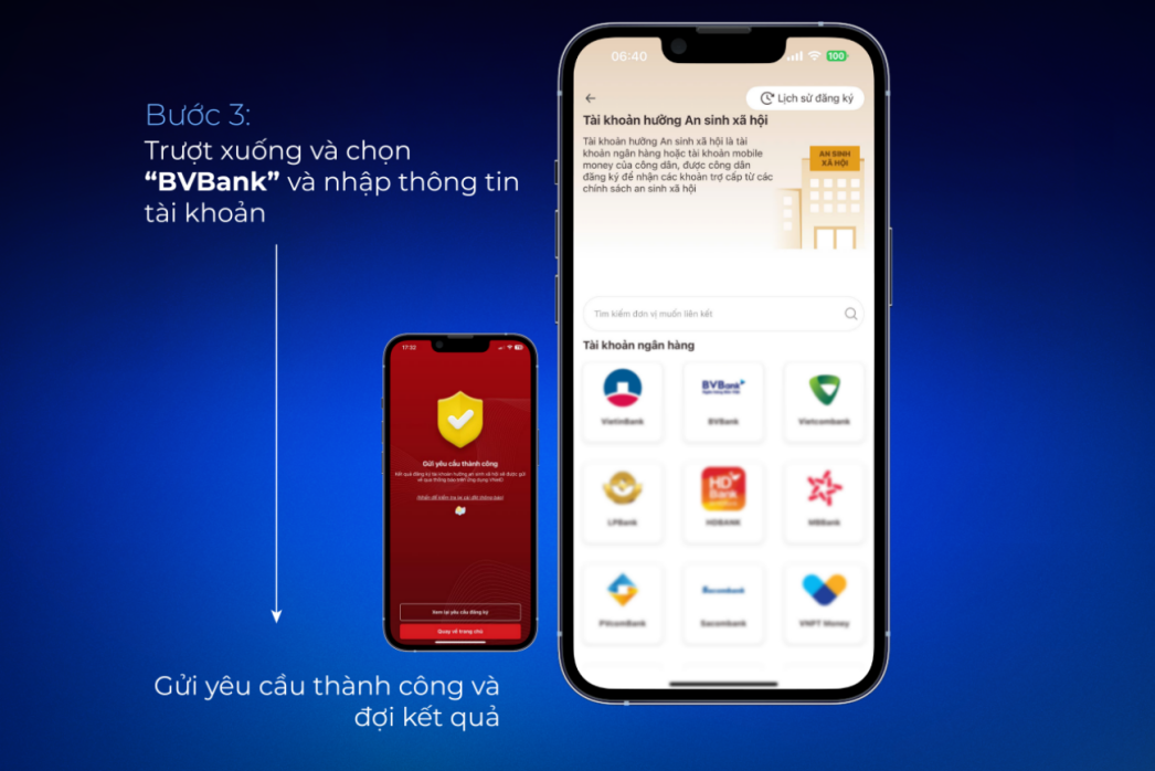 Hướng dẫn chi tiết cách nhận chi trả an sinh xã hội qua tài khoản ngân hàng BVBank - Ảnh 3