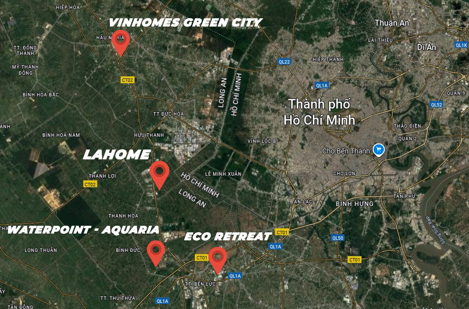 Vành đai 3 bứt tốc, loạt dự án ở Long An (cũ) đua nhau bung hàng, lộ diện cuộc đua của nhiều ông lớn - Ảnh 3