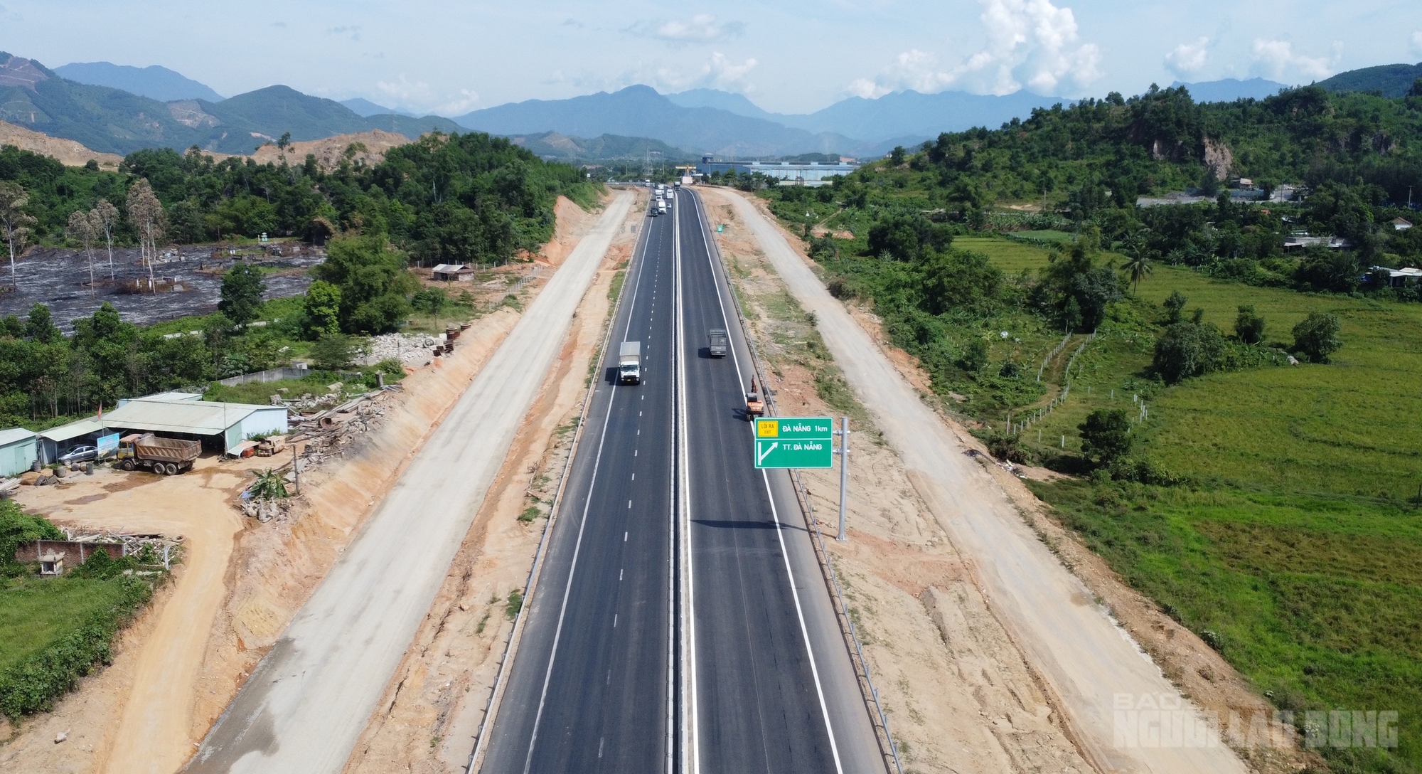 Cận cảnh cao tốc Hoà Liên - Tuý Loan trước ngày thông xe theo chỉ đạo của Thủ tướng Chính phủ - Ảnh 2