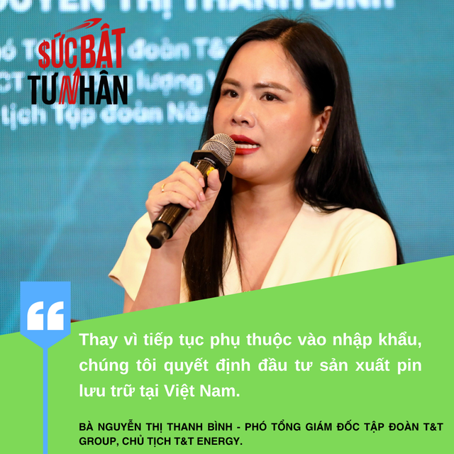 “Nữ tướng” của T&T Group: Không chỉ đầu tư năng lượng, chúng tôi đặt tham vọng chiếm lĩnh 30-40% thị phần nội địa về pin lưu trữ - Ảnh 1